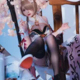 雪晴Astra《崩坏3 丽塔·浣溪沙旗袍》主题写真：56张全套美图