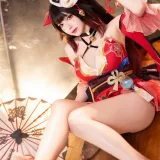 雪晴Astra《崩坏 星穹铁道 花火》主题写真：78张全套美图，含3个视频