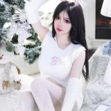雪晴Astra《圣诞节 白雪》主题写真：123张全套美图，含2个视频