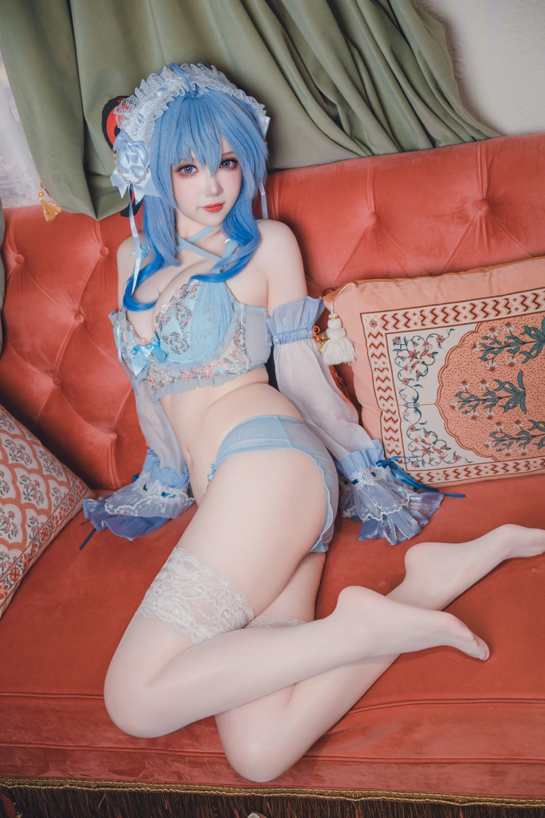 雪晴Astra《原神 甘雨内衣》主题写真：45张全套美图，含1个视频