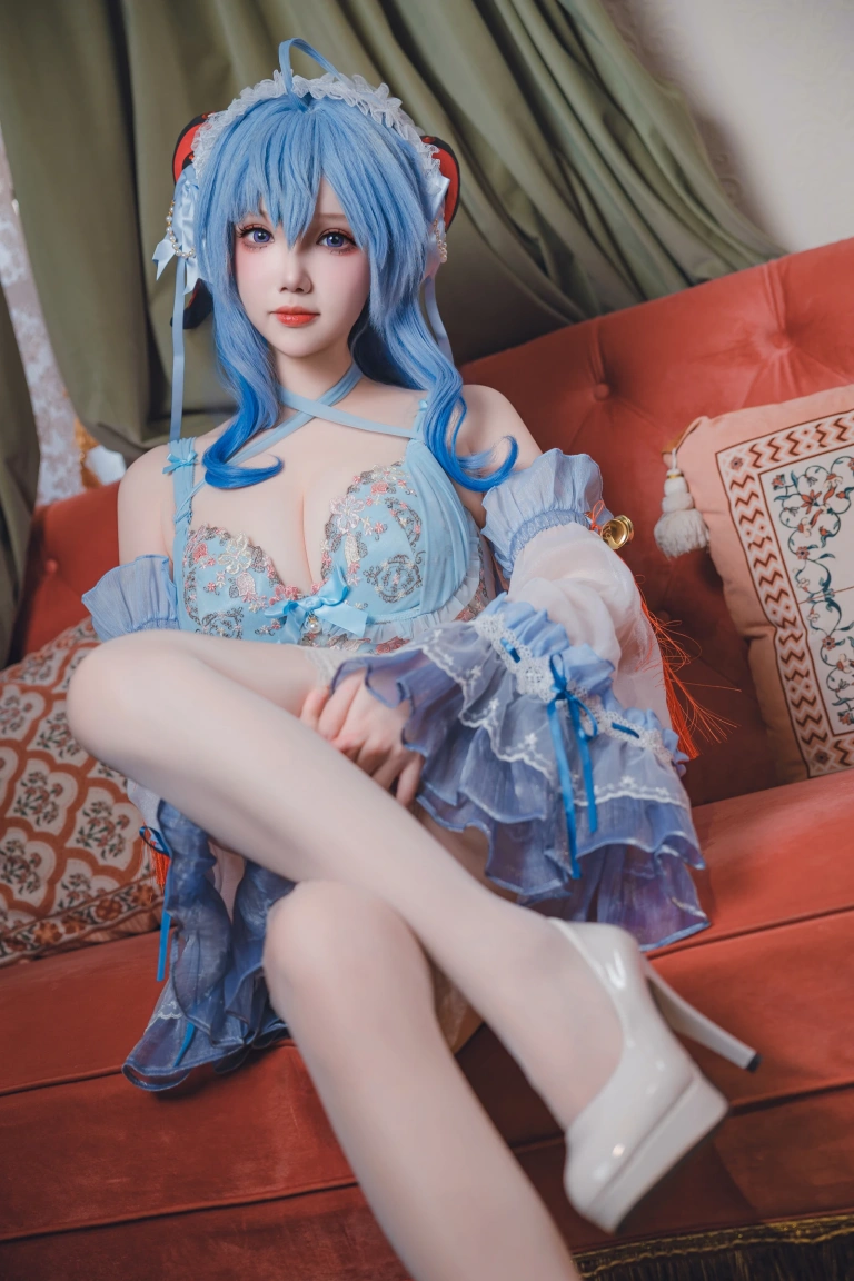 雪晴Astra《原神 甘雨内衣》主题写真：45张全套美图，含1个视频