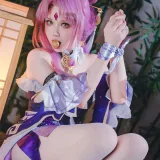 雪晴Astra《崩坏 星穹铁道 符玄》主题写真：66张全套美图