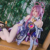 雪晴Astra《崩坏 星穹铁道 符玄》主题写真：66张全套美图