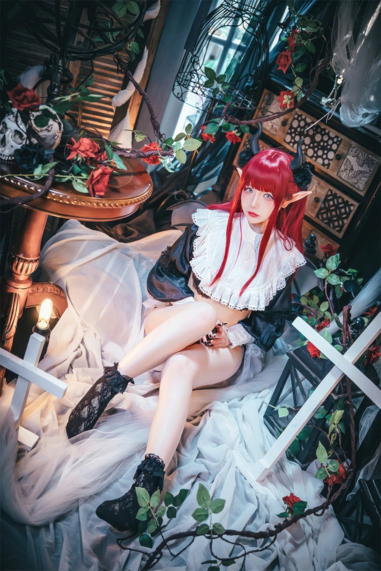 雪晴Astra《喜多川海梦 利兹 恶魔》主题写真：35张全套美图