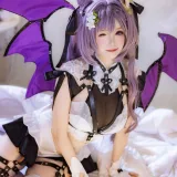 雪晴Astra《刻晴恶魔拘束睡衣》主题写真：20张全套美图，含4个视频