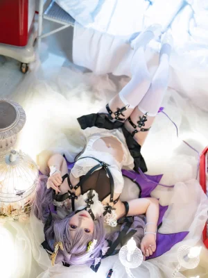 雪晴Astra《刻晴恶魔拘束睡衣》主题写真：20张全套美图，含4个视频