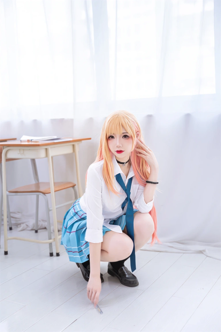 雪晴Astra《喜多川海梦JK》主题写真：44张全套美图
