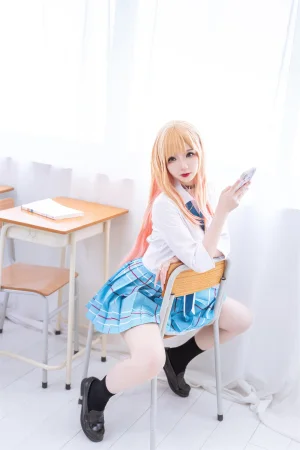 雪晴Astra《喜多川海梦JK》主题写真：44张全套美图