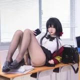 雪晴Astra《碧蓝航线 大凤 风纪委员》主题写真：80张全套美图