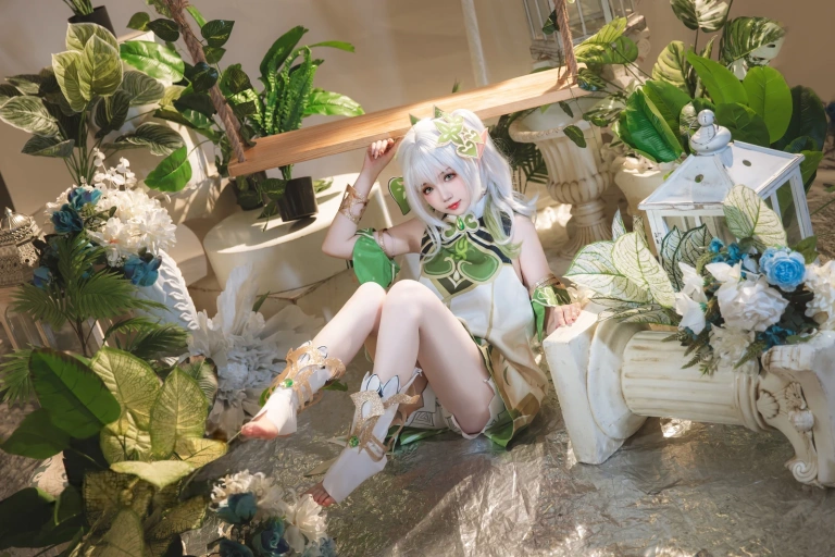 雪晴Astra《纳西妲》主题写真：26张全套美图