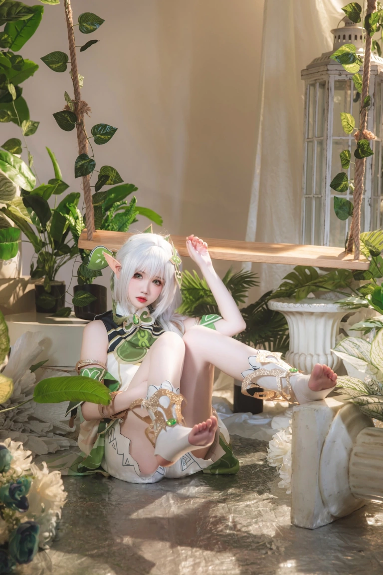 雪晴Astra《纳西妲》主题写真：26张全套美图