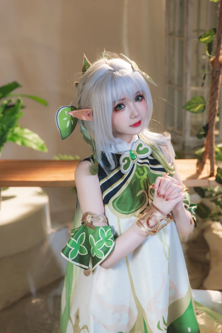 雪晴Astra《纳西妲》主题写真：26张全套美图
