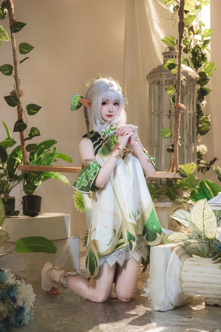 雪晴Astra《纳西妲》主题写真：26张全套美图
