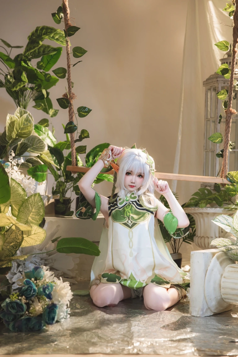 雪晴Astra《纳西妲》主题写真：26张全套美图