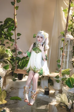 雪晴Astra《纳西妲》主题写真：26张全套美图