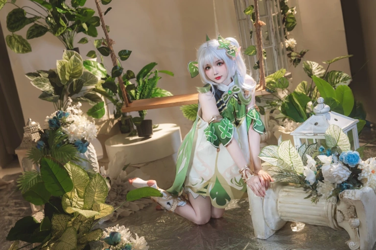 雪晴Astra《纳西妲》主题写真：26张全套美图