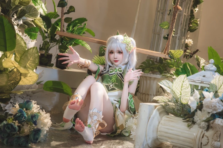 雪晴Astra《纳西妲》主题写真：26张全套美图