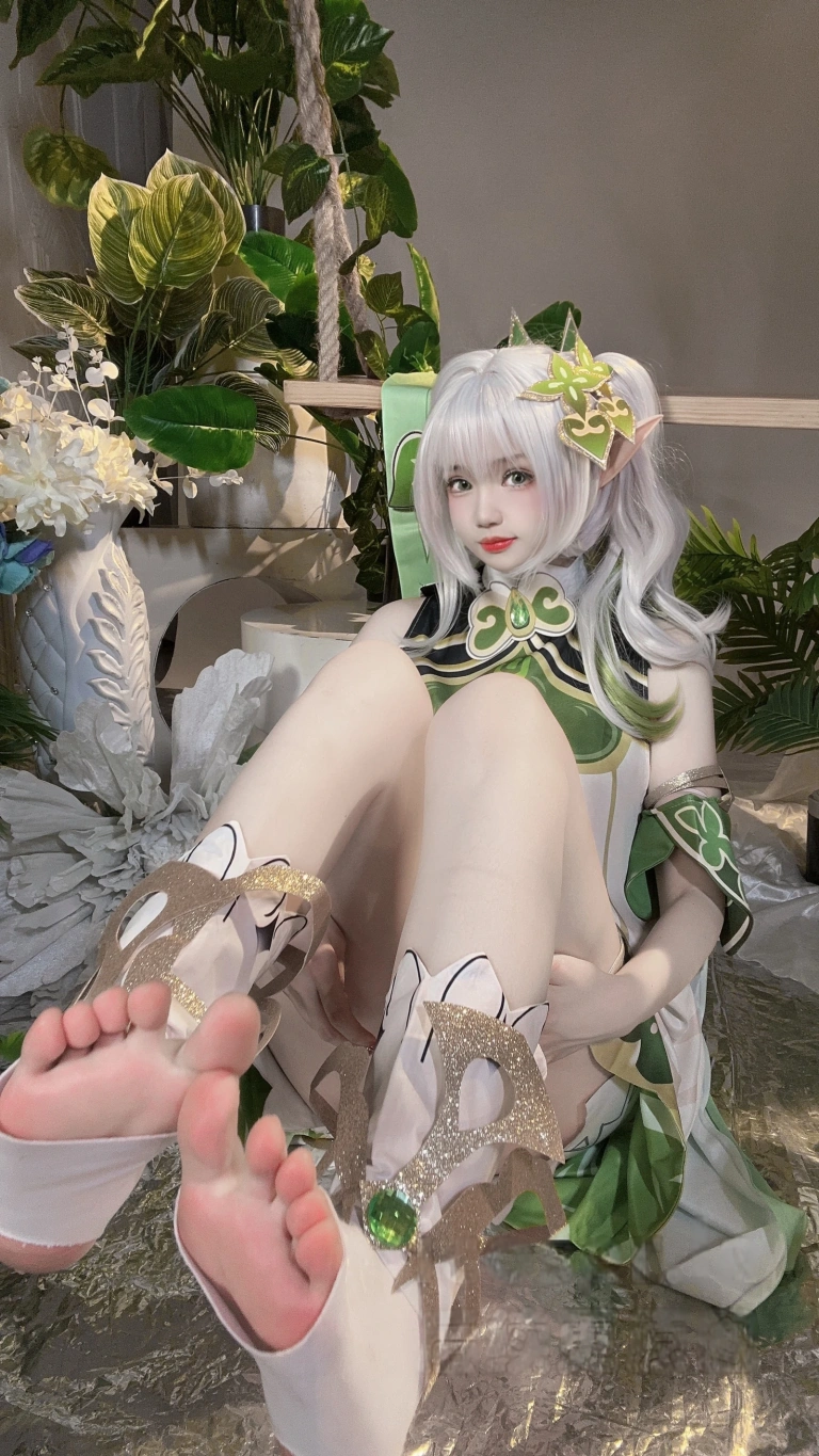 雪晴Astra《纳西妲》主题写真：26张全套美图