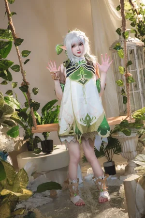 雪晴Astra《纳西妲》主题写真：26张全套美图