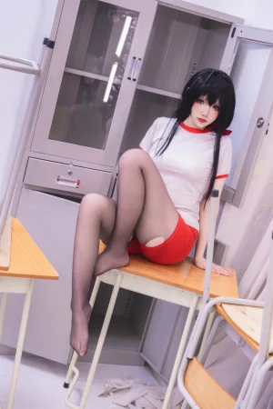 雪晴Astra《碧蓝航线 大凤体操服》主题写真：55张全套美图