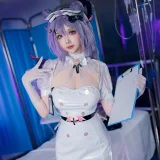 雪晴Astra《2024万圣节 护士刻晴》主题写真：66张全套美图，含4个视频