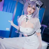 雪晴Astra《2024万圣节 护士刻晴》主题写真：66张全套美图，含4个视频