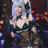 雪晴Astra《2024万圣节 雅努斯》主题写真：62张全套美图，含7个视频