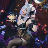雪晴Astra《2024万圣节 雅努斯》主题写真：62张全套美图，含7个视频