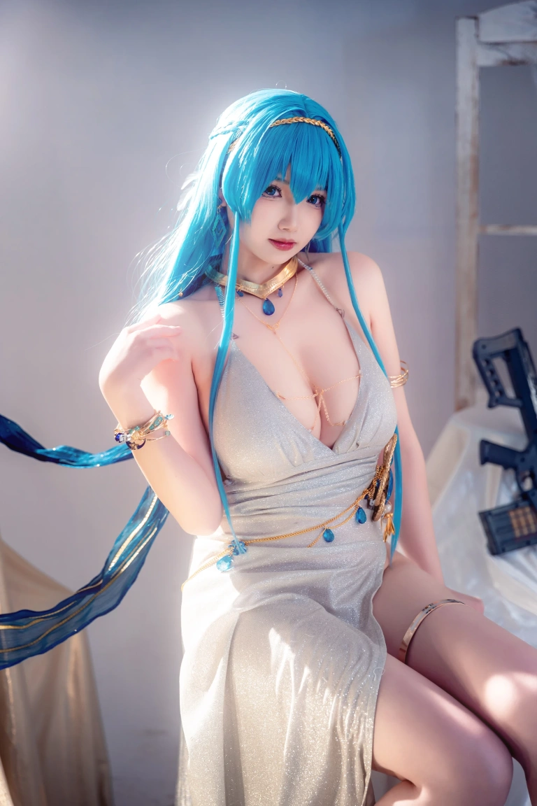 雪晴Astra《水晶派对海伦》主题写真：42张全套美图，含10个视频