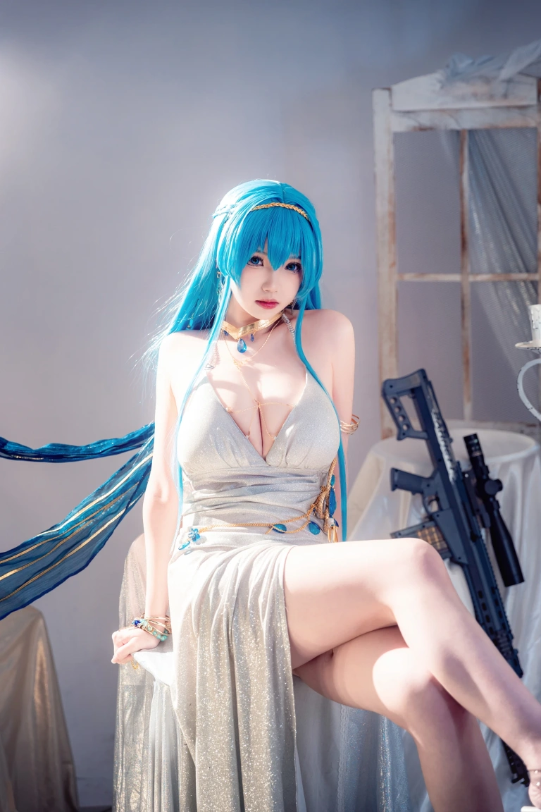 雪晴Astra《水晶派对海伦》主题写真：42张全套美图，含10个视频