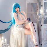 雪晴Astra《水晶派对海伦》主题写真：42张全套美图，含10个视频