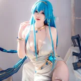 雪晴Astra《水晶派对海伦》主题写真：42张全套美图，含10个视频