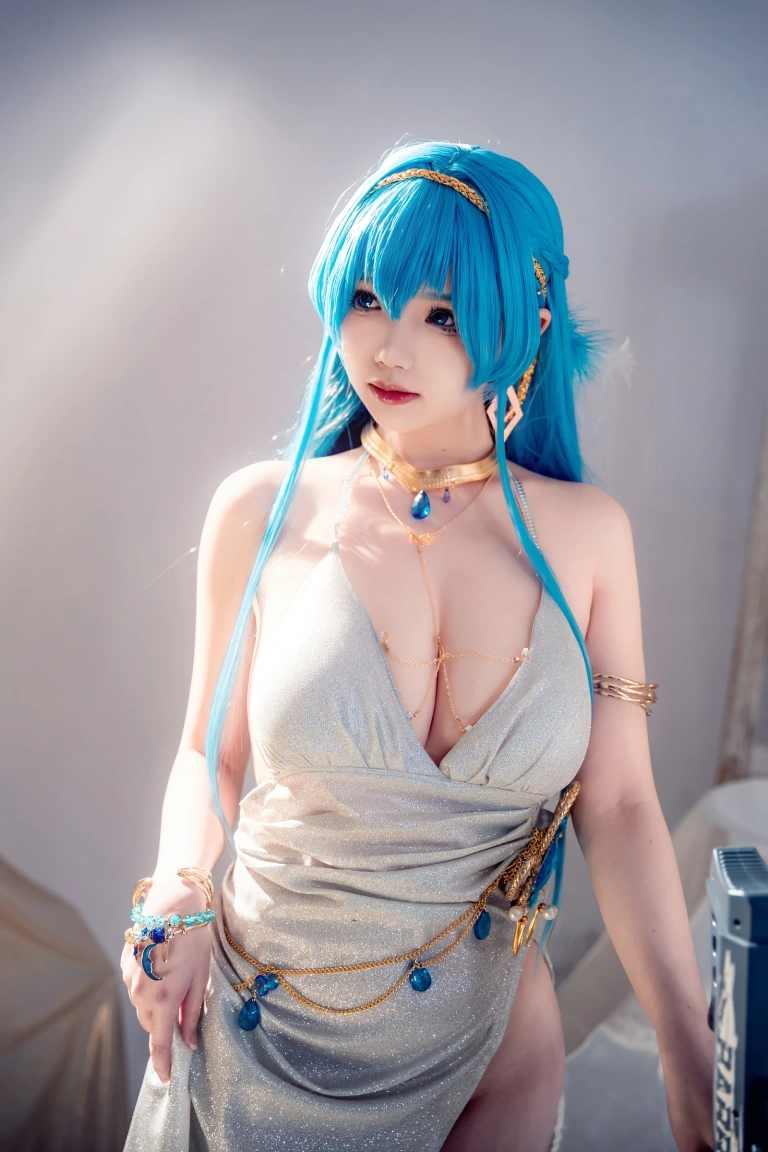 雪晴Astra《水晶派对海伦》主题写真：42张全套美图，含10个视频