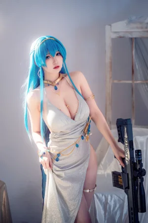 雪晴Astra《水晶派对海伦》主题写真：42张全套美图，含10个视频
