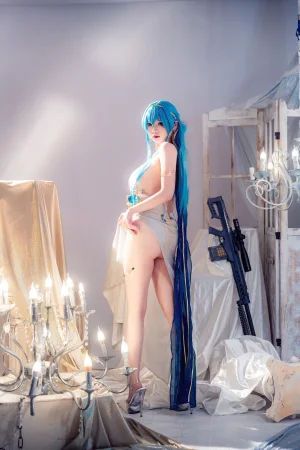 雪晴Astra《水晶派对海伦》主题写真：42张全套美图，含10个视频