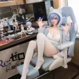 雪晴Astra《蕾姆猫猫》主题写真：13张全套美图