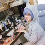 雪晴Astra《蕾姆猫猫》主题写真：13张全套美图