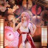 雪晴Astra《原神 八重神子》主题写真：60张全套美图，含2个视频