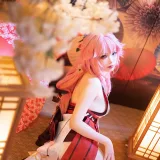 雪晴Astra《原神 八重神子》主题写真：60张全套美图，含2个视频