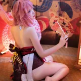 雪晴Astra《原神 八重神子》主题写真：60张全套美图，含2个视频