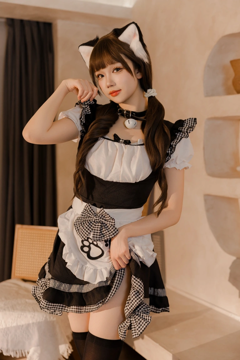 雪晴Astra《猫猫妹抖》主题写真：77张全套美图，含1个视频