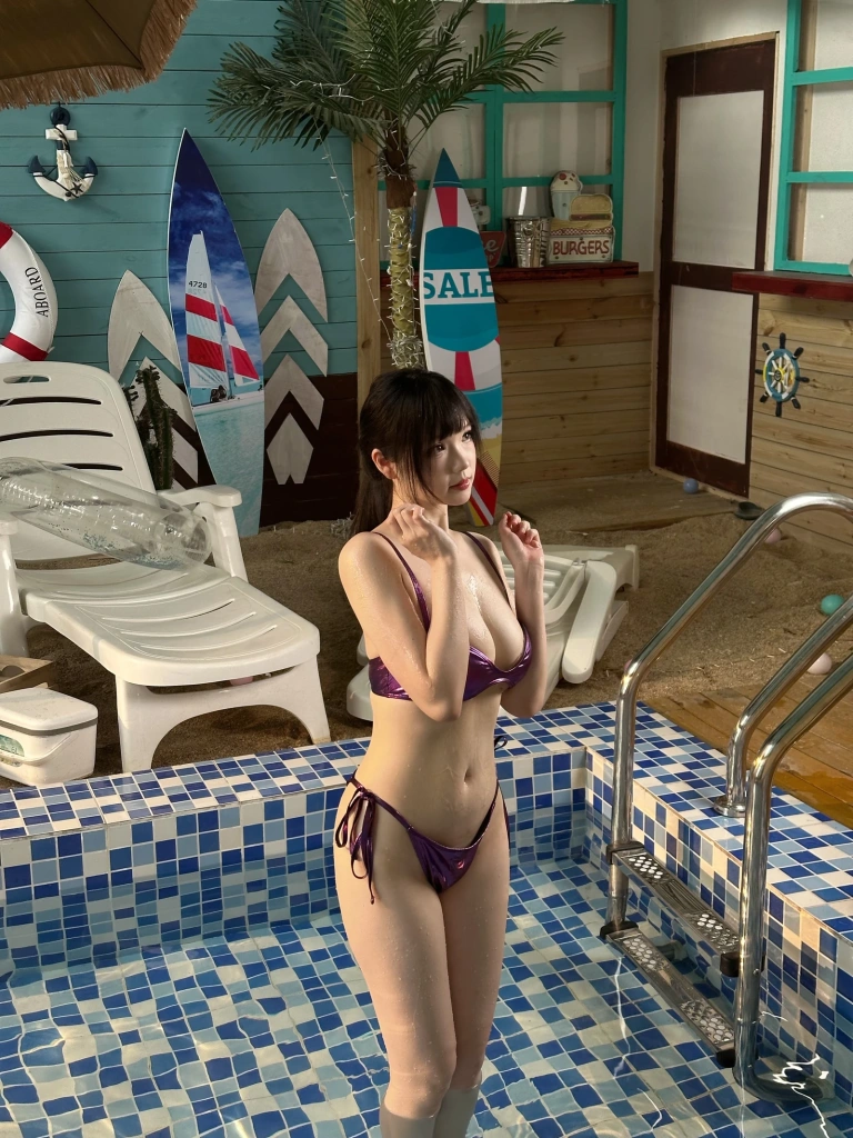 雪晴Astra《比基尼+瑜伽服》主题写真：120张全套美图，含7个视频