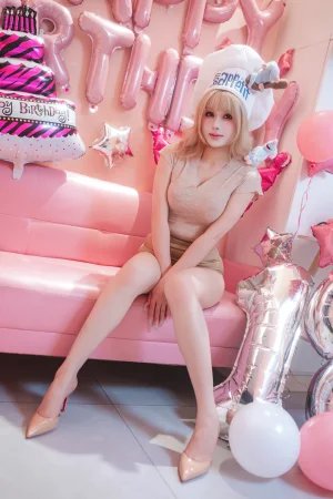 鹿八岁baby《小鹿の粉色私宴》主题写真：216张全套美图，含1个视频