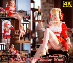 半半子 BANBANKO《Claudius Maid ネロ・クラウディウス》主题写真：43张全套美图