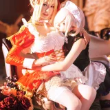 半半子 BANBANKO《Claudius x Kyrielight Maid（&面饼仙儿）》主题写真：22张全套美图