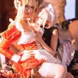 半半子 BANBANKO《Claudius x Kyrielight Maid（&面饼仙儿）》主题写真：22张全套美图