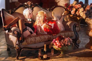 半半子 BANBANKO《Claudius x Kyrielight Maid（&面饼仙儿）》主题写真：22张全套美图