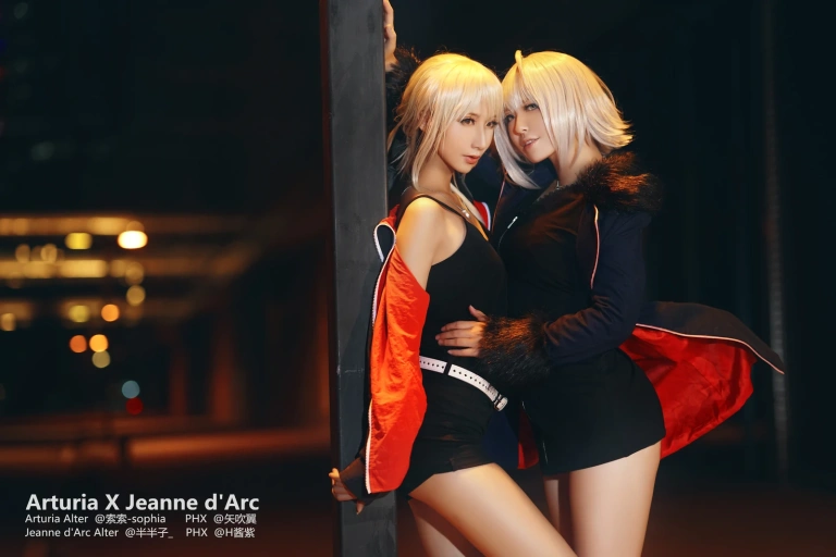 半半子 BANBANKO《Full set Upscaled（&索索sophia）》主题写真：9张全套美图
