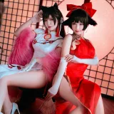 半半子 BANBANKO《愛宕x高雄,チャイナ服（&婉Yue）》主题写真：35张全套美图，含1个视频