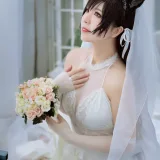 半半子 BANBANKO《愛宕花嫁.白花の誓い》主题写真：29张全套美图，含1个视频